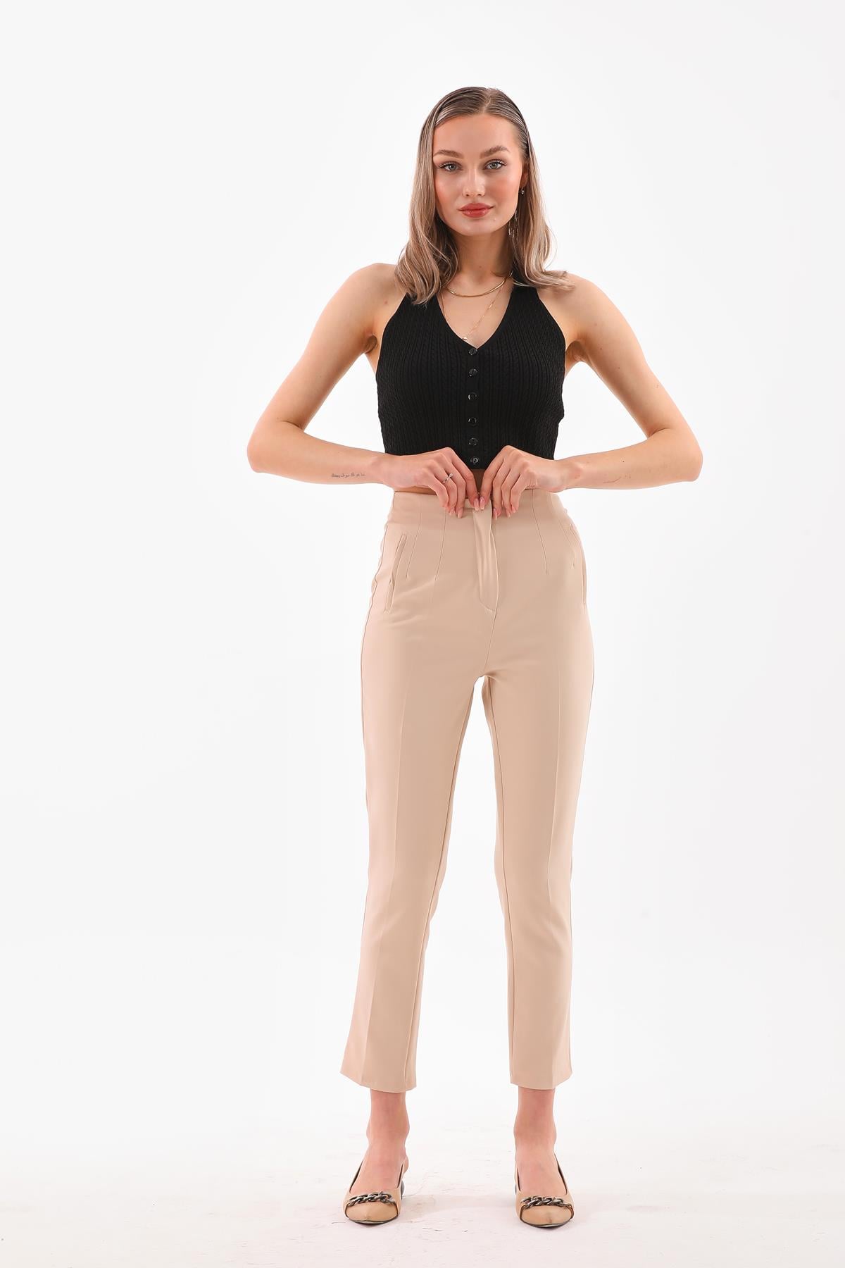 Kadın Dar Fit Pantolon 