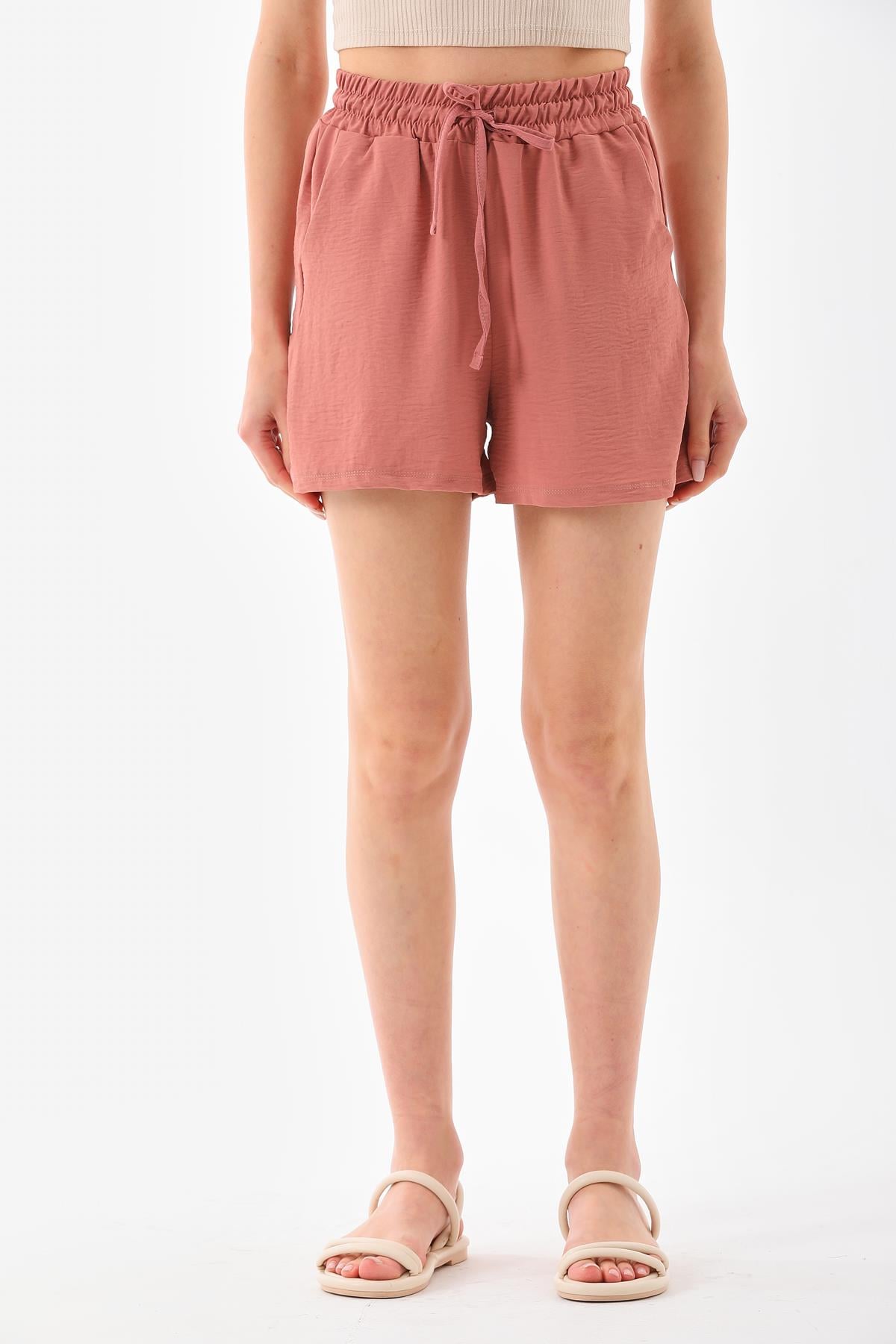 Kadın dokuma şort - Charamela