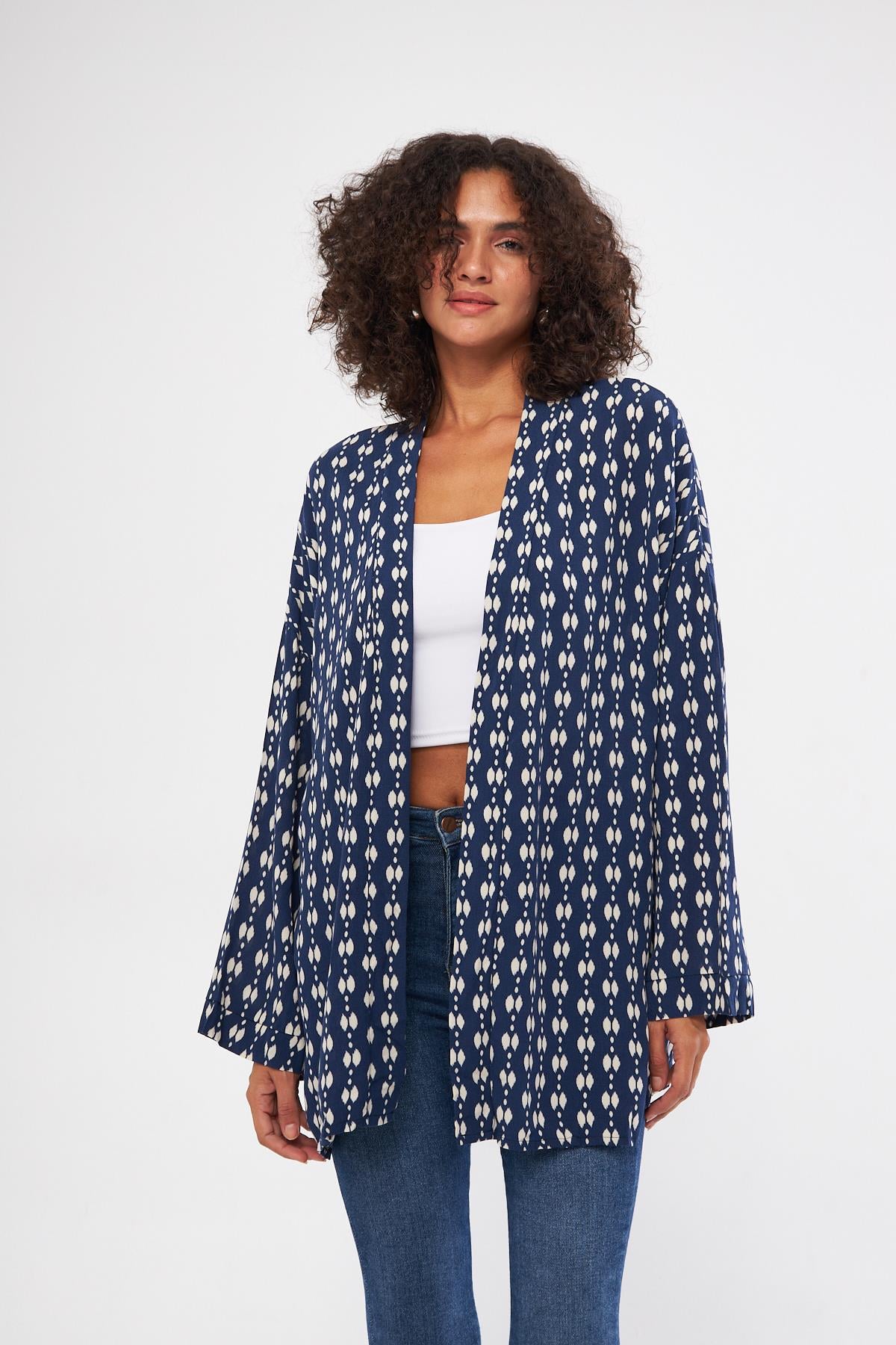 Kadın kimono tunik - Charamela