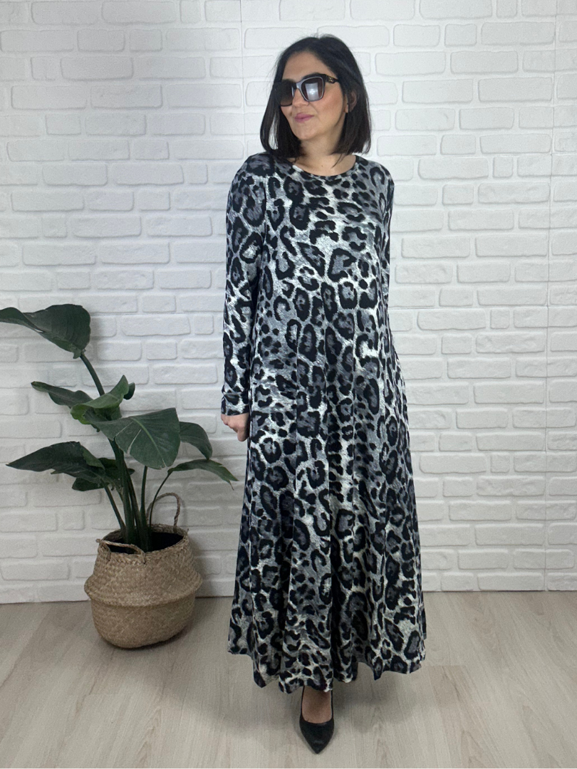 Uzun örme büyük beden elbise-bge87 - Charamela