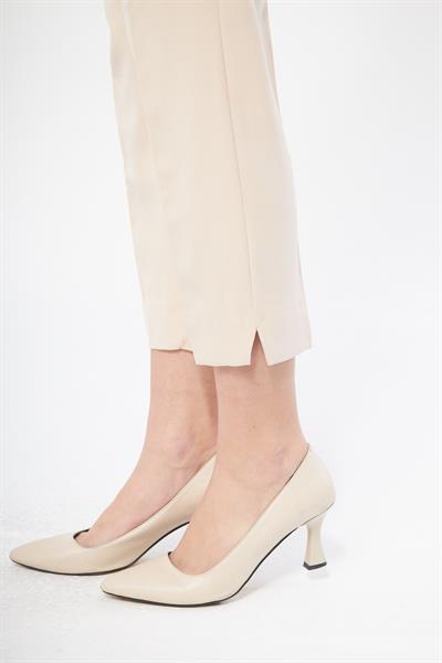 Bej smart pantolon - Charamela