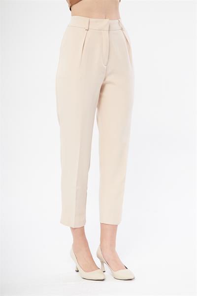 Bej smart pantolon - Charamela