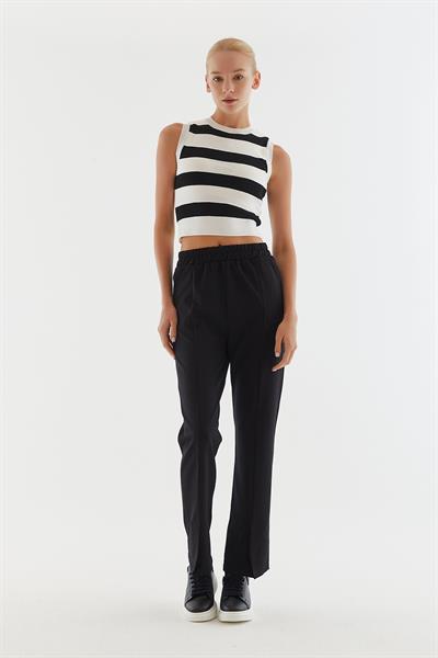 Beli lastikli pantolon - Charamela