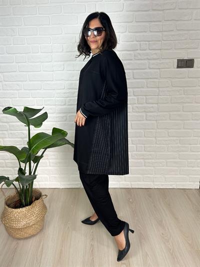 Büyük Beden Bluz-Pantolon İkili Takım-bgt50