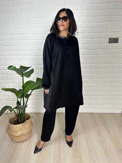 Büyük Beden Bluz-Pantolon İkili Takım-bgt50