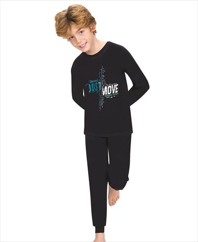 Erkek çocuk lacivertpijama takımı - Charamela