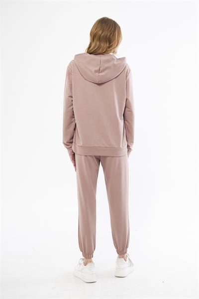 Gül kurusu 2li̇ eşofman takım - Charamela