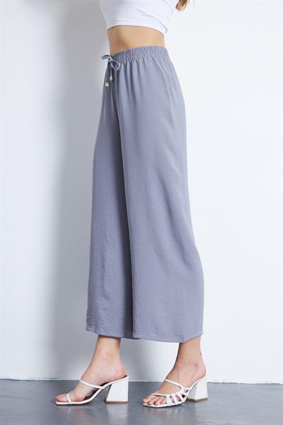 Kadın belli lastikli rahat kalıp pantolon - Charamela