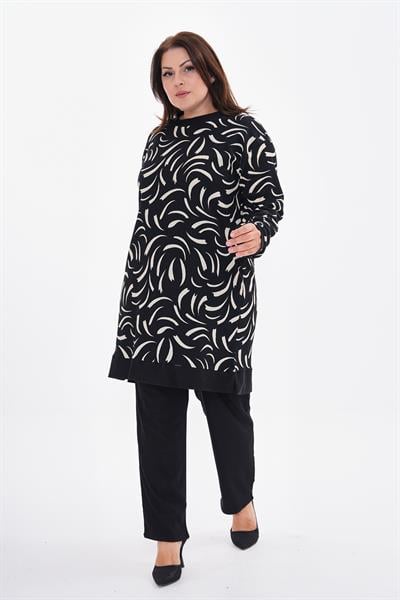 Kadın büyük beden i̇kili takım-bgt34 - Charamela