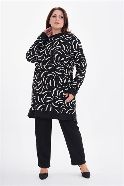 Kadın büyük beden i̇kili takım-bgt34 - Charamela