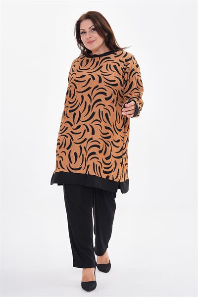 Kadın büyük beden i̇kili takım-bgt35 - Charamela