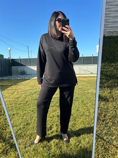 Kadın büyük beden i̇kili takım - Charamela