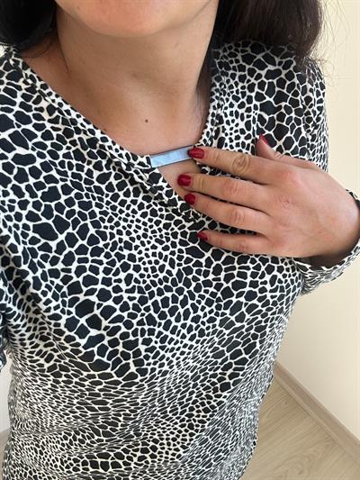 Kadın büyük beden örme bluz-bgb75 - Charamela