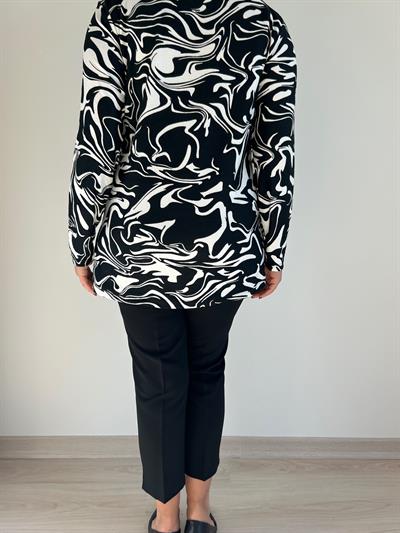 Kadın büyük beden örme bluz-bgb76 - Charamela