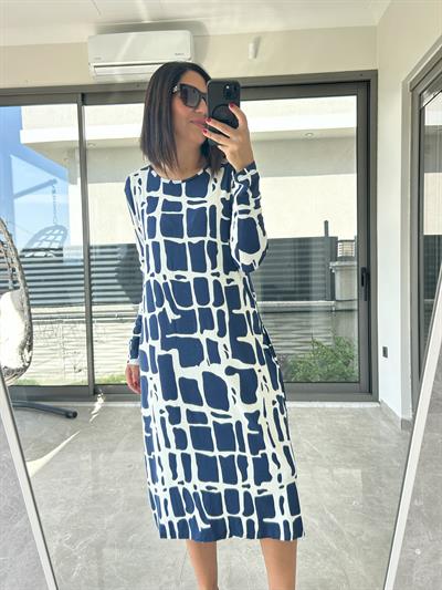 Kadın büyük beden örme elbise-bge66 - Charamela