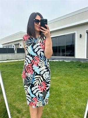 Kadın büyük beden örme elbise - Charamela