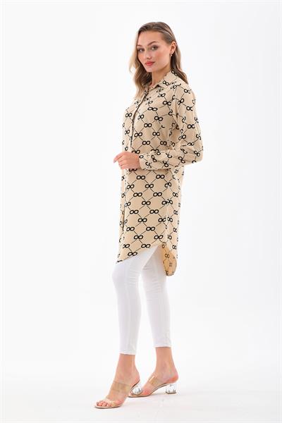 Kadin dokuma gömlek -tunik - Charamela