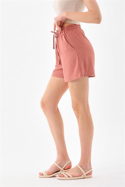 Kadın dokuma şort - Charamela