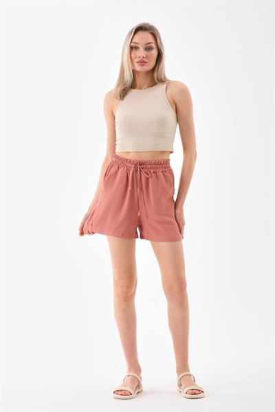 Kadın dokuma şort - Charamela