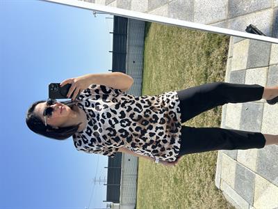 Kadın kısa kollu baskılı büyük beden penye bluz-bgb128 - Charamela