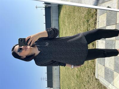 Kadın uzun kollu baskılı büyük beden penye bluz-bgb119 - Charamela