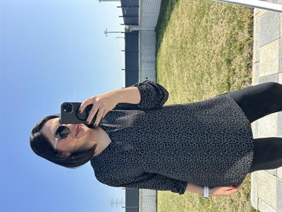 Kadın uzun kollu baskılı büyük beden penye bluz-bgb119 - Charamela