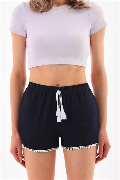 Kadın viskon kısa şort - Charamela
