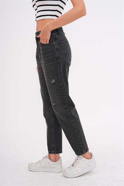 Kadın yıkamalı denim pantolon-bgp71 - Charamela