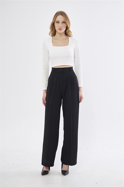 Kare yaka kaşkorse bluz - Charamela