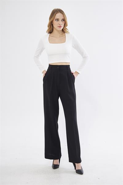 Kare yaka kaşkorse bluz - Charamela