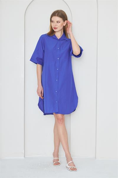 Saks gömlek elbi̇se - Charamela