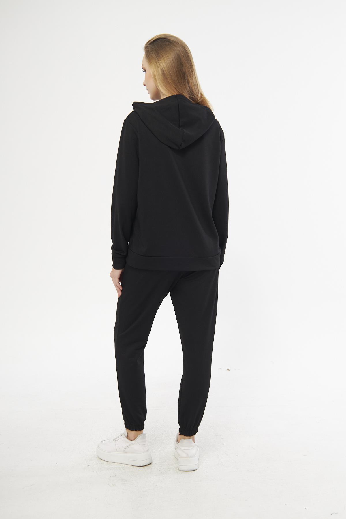 2Li Siyah Eşofman Takım