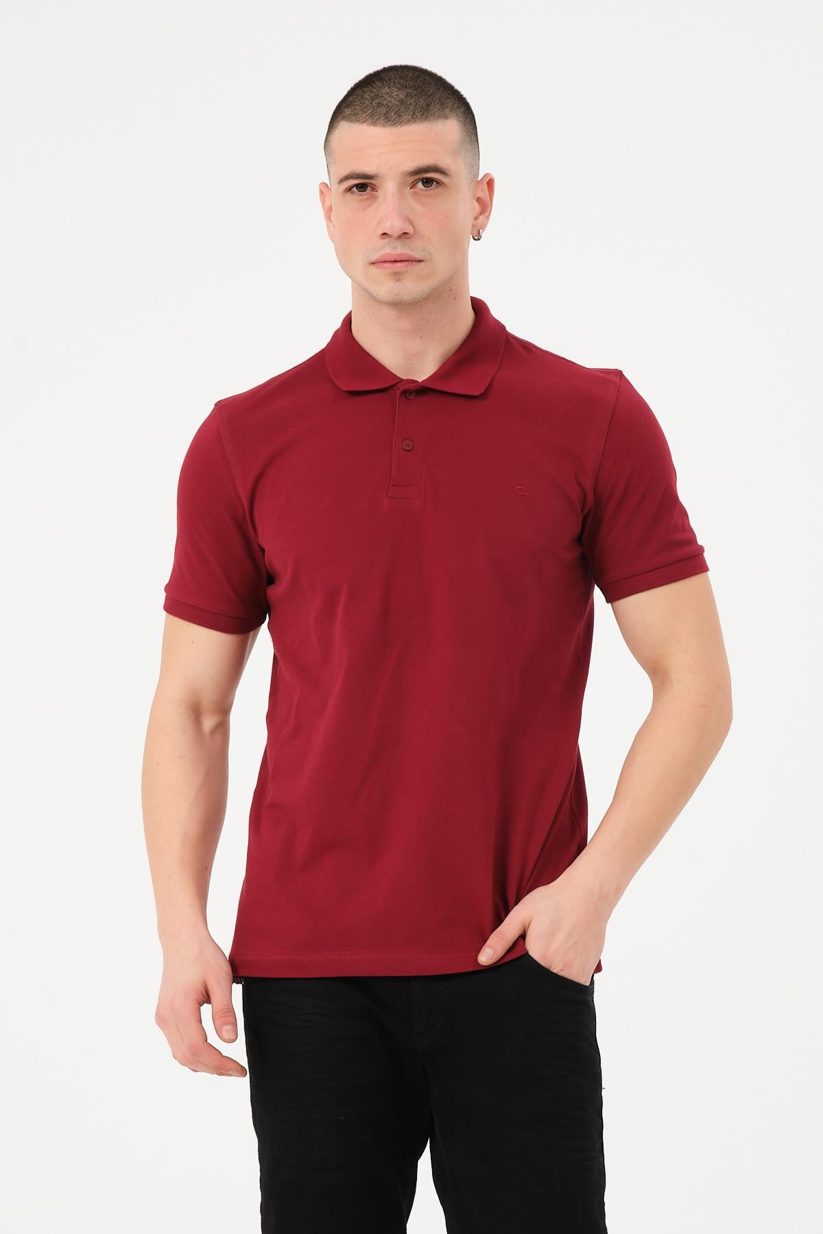 Polo Yaka Kısa Kollu Pike Erkek Tişört
