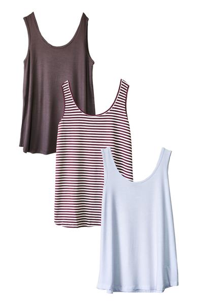 3 Adet A Kesim Rahat Kalıp Basic Kalın Askılı Atlet Tişört