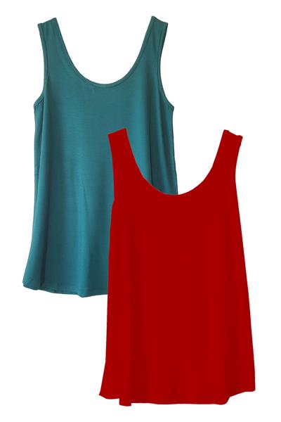 2 Adet A Kesim Rahat Kalıp Basic Kalın Askılı Atlet Tişört