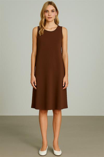 Modal Kumaş Rahat Kalıp Basic Günlük Elbise