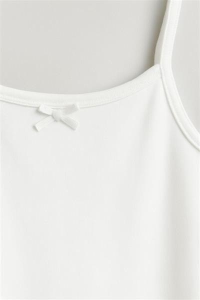 Pamuk Karışımlı İp Askılı Atlet (5-16 Yaş) 