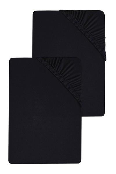 2 Adet Battal Boy Düz Pamuklu Çift Kişilik 200 x 200 cm Lastikli Penye Çarşaf