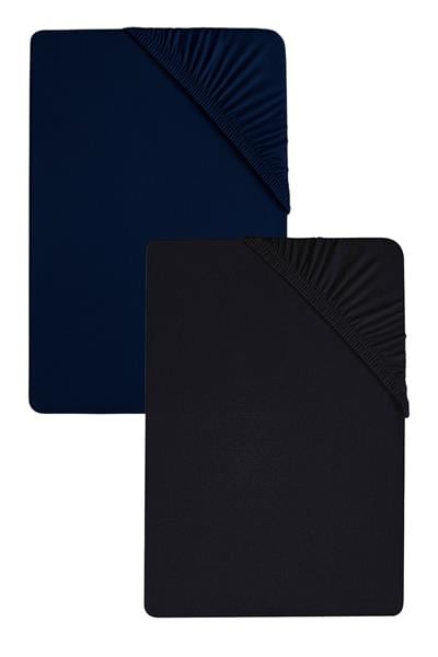 2 Adet Düz Pamuklu Tek Kişilik 140 x 200 cm Lastikli Penye Çarşaf