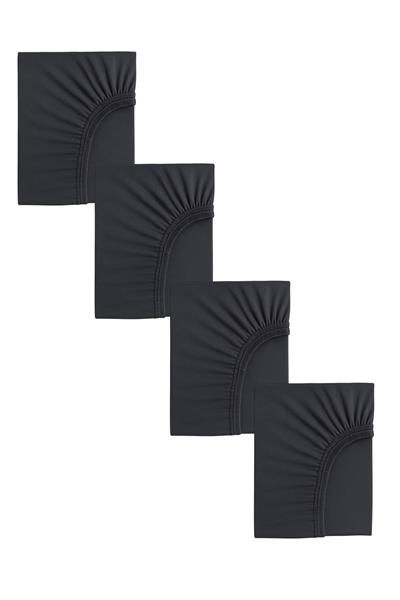 4 Adet 50 x 90 + 10 cm Anne Yanı Lastikli Penye Kumaş Bebek Çarşafı