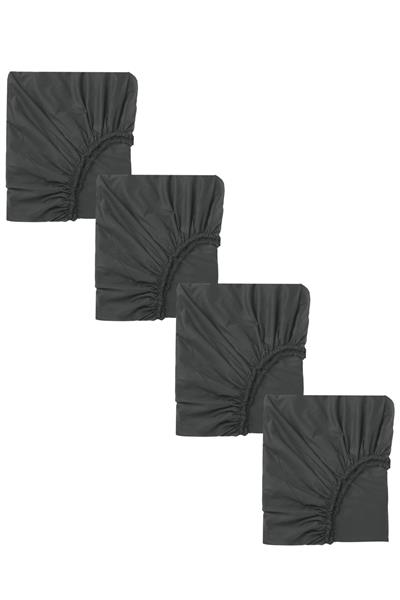 4 Adet Pamuklu ve Lastikli 60 x 120 x 15 cm Penye Bebek Çarşaf