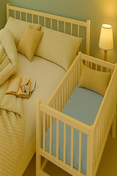 60 x120 + 15 cm Pamuklu ve Lastikli Fittet Penye Bebek Çarşafı