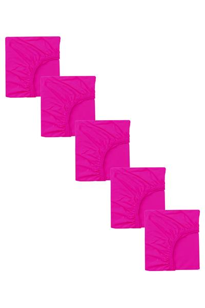 5 Adet 65 x 95 + 10 cm Anne Yanı Lastikli Penye Kumaş Bebek Çarşafı