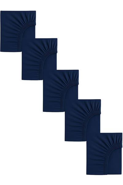 5 Adet 65 x 95 + 10 cm Anne Yanı Lastikli Penye Kumaş Bebek Çarşafı