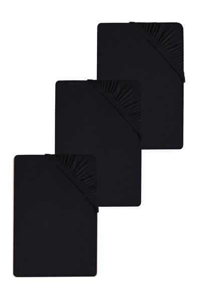 3 Adet Düz Pamuklu Tek Kişilik 80 x 200 + 30 cm Lastikli Penye Çarşaf