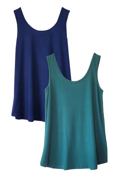 2 Adet A Kesim Rahat Kalıp Basic Kalın Askılı Atlet Tişört