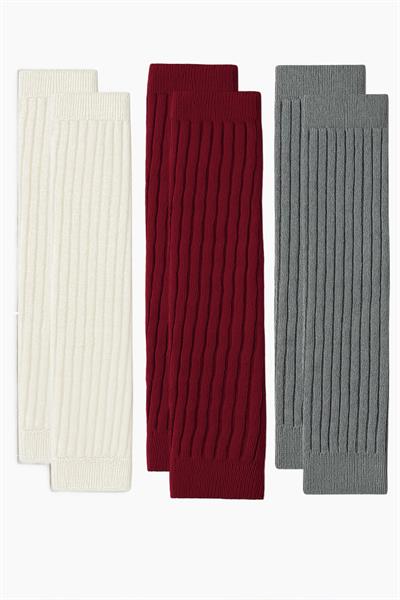 3 Çift Basic Kalın Pamuk Karışımlı Tozluk