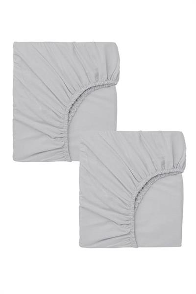 2 Adet 65 x 95 x 10 cm Anne Yanı Lastikli Penye Kumaş Bebek Çarşafı