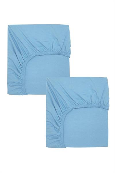 2 Adet 65 x 95 x 10 cm Anne Yanı Lastikli Penye Kumaş Bebek Çarşafı