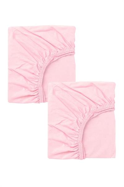 2 Adet 65 x 95 x 10 cm Anne Yanı Lastikli Penye Kumaş Bebek Çarşafı